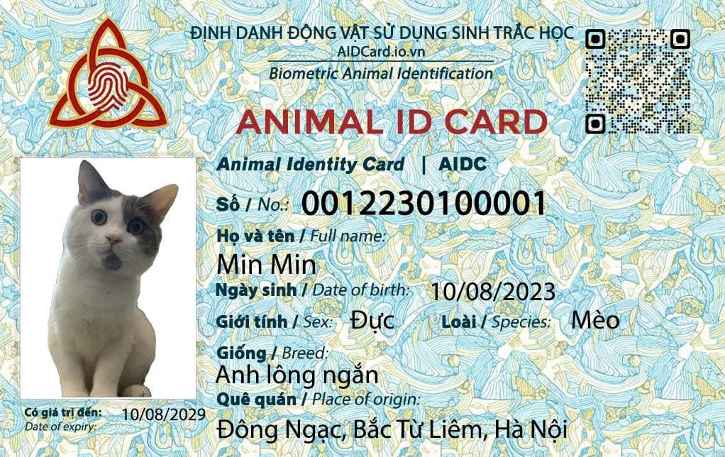 ScanPaw AIDCard - Mặt trước