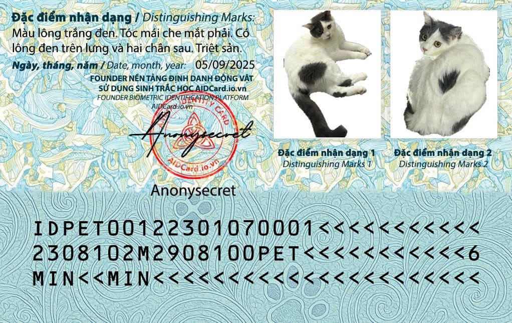 ScanPaw AIDCard - Mặt sau